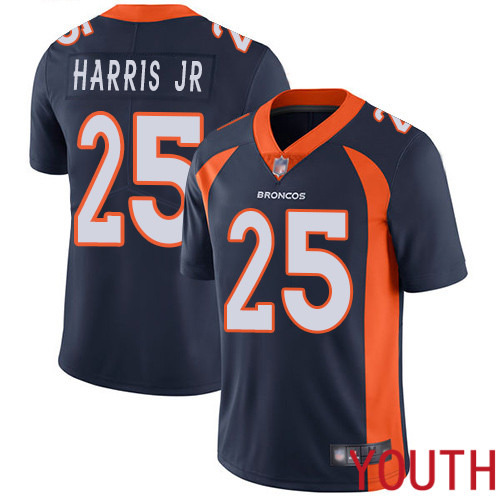 Youth Denver Broncos 25 Chris Harris Jr Navy Blue Alternate Vapor Untouchable Limited Player Football NFL Jersey